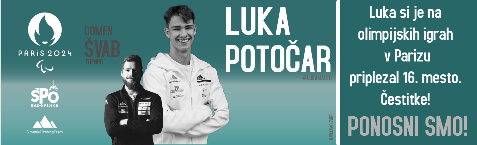 Luka Potočar 16. na OI v Parizu